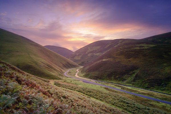 Mennock pass sunset